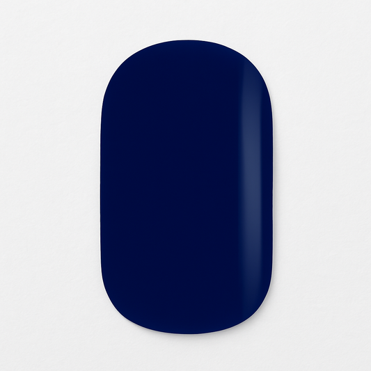 Deep Navy Blue Nail Wraps – Glossy Gel Look with Free Delivery