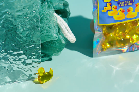 Lemon Duck Bath Pearls - Pack of 10.-1