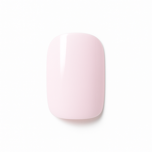 Pink gel nail wrap on a white background by Stellia Beauty