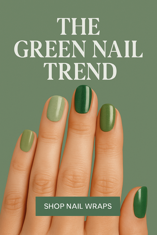 The Green Nail Trend by Stellia Beauty