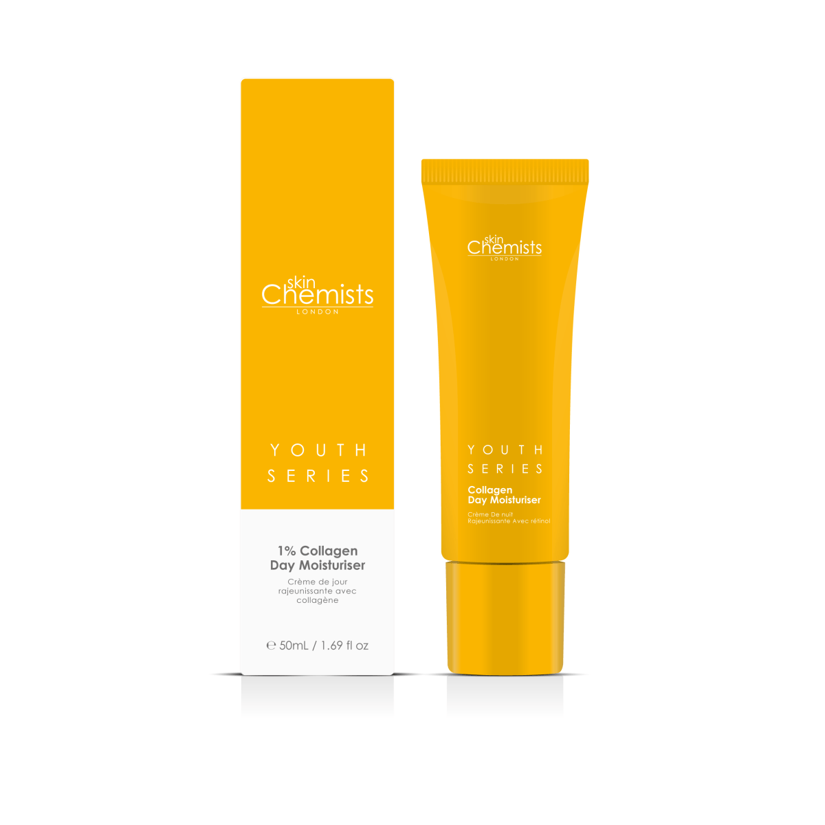 skinChemists 1% Collagen Day Moisturiser 50ml (Vegan)