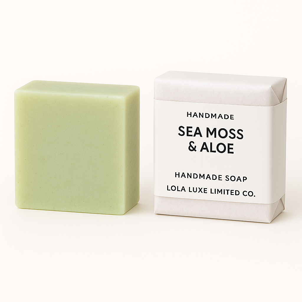 Sea Moss & Aloe Handmade Soap