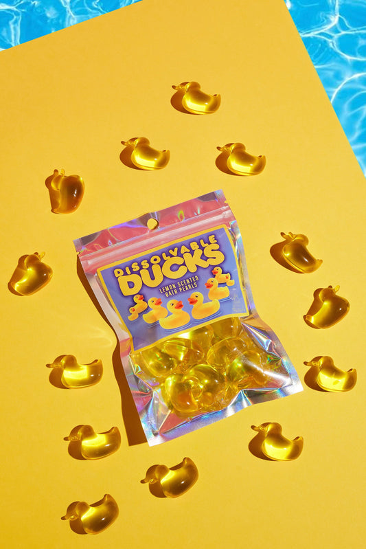 Lemon Duck Bath Pearls - Pack of 10.-0