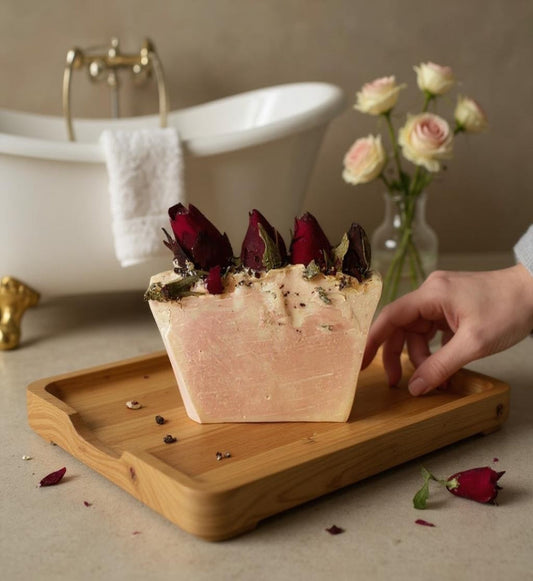 Veggie Superfood Beetroot Soap made with Shea Butter, Juniper, Sweet Orange and Black Pepper Essential Oils - Palm Free - Vegan