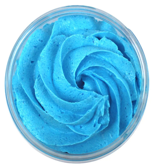 Luxury Blueberry Crush Whipped Soap with Shea Butter and Sweet Almond Oil