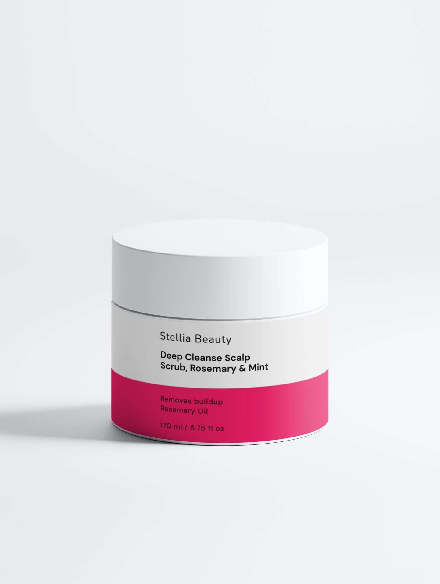Stellia Beauty Deep Cleanse Scalp Scrub, Rosemary & Mint