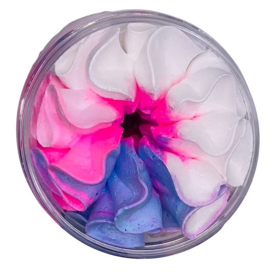 Date Night Whipped Soap🔥 White, pink and blue whipped soap Stellia Beauty