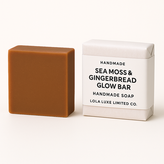 Sea Moss & Gingerbread Glow Bar Handmade Soap
