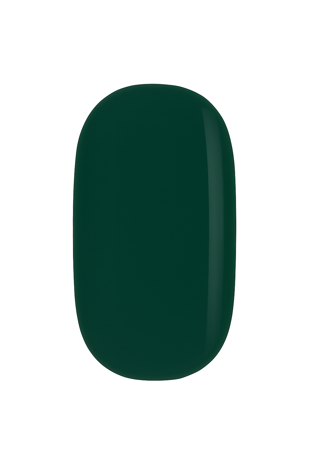 Emerald green glossy nail wrap by Stellia Beauty