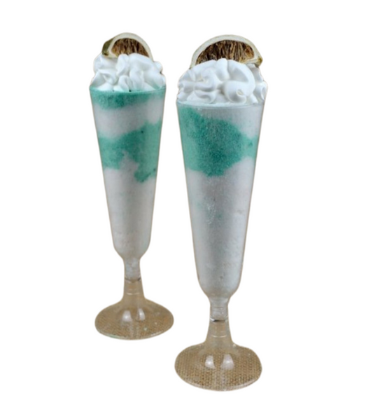 Gin Fizz Jumbo Bath Bomb Cocktail with Shea Butter and Olive Oil for Moisturising Skin