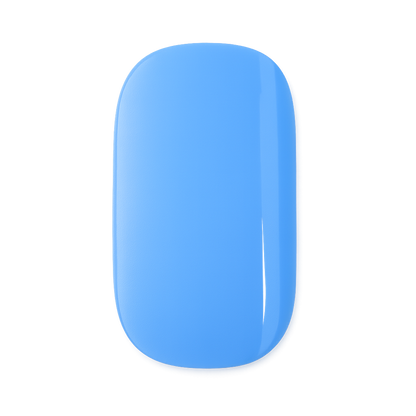 Blue gel nail wrap on a white background by Stellia Beauty