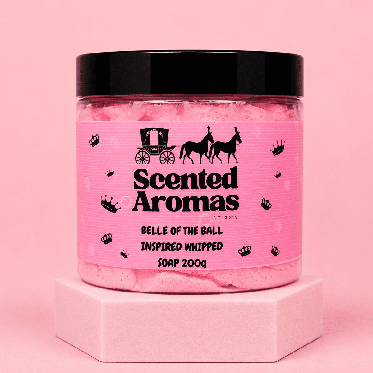 Belle Of The Ball Whipped Soap Shave Butter 200g - 4-in-1 Elegant Perfume