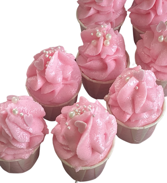 Luxury Handmade Shea and Cocoa Butter Bath Creamer in Love on the Beach - Mini Cupcake Creamer