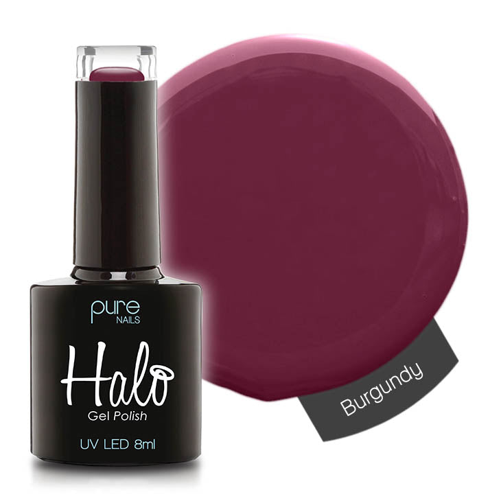 Halo Gel Nail Polish Burgundy 8ml