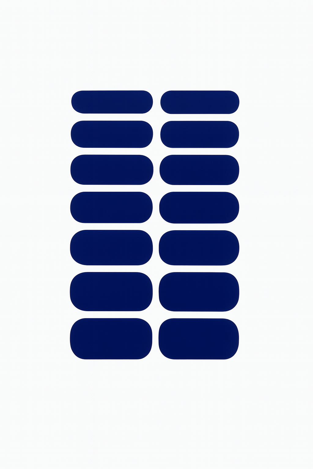 Deep Navy Blue Nail Wraps – Glossy Gel Look with Free Delivery