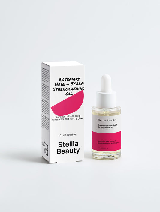 Stellia Beauty Rosemary Hair & Scalp Strengthening Oil
