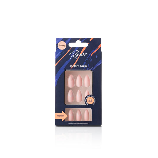 Pack of Rawr nails with a blue and orange design on the packaging by Stellia Beauty