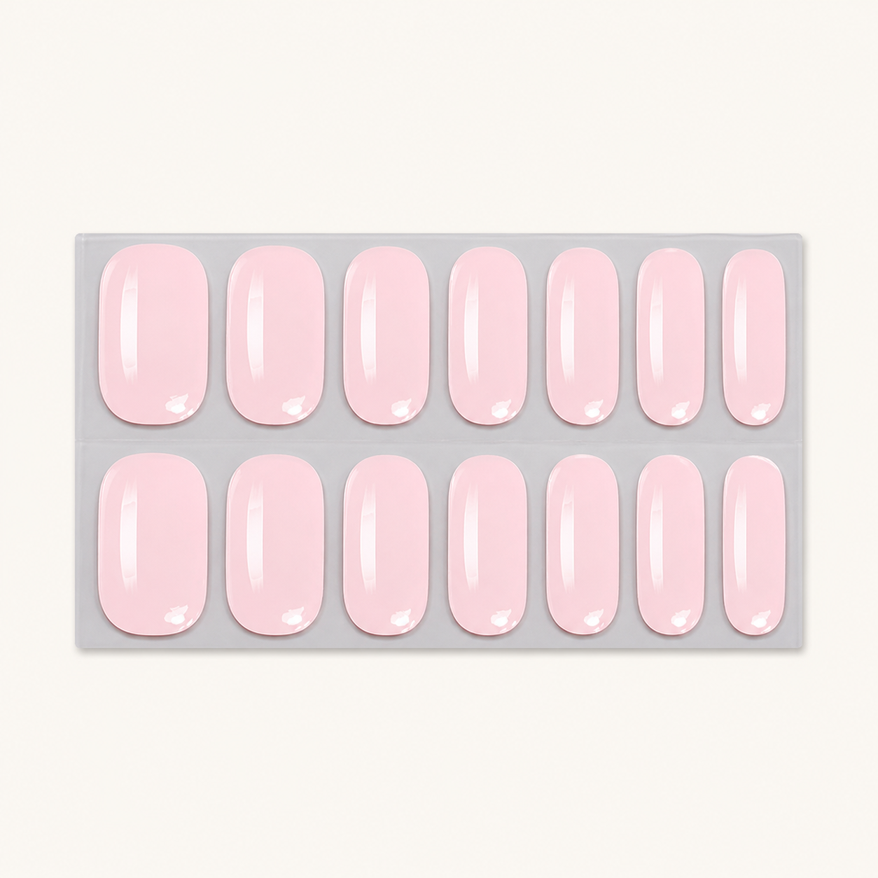 Exact product sheet showing the Ballet Blush Semi-Cured Gel Nail Wraps nail wrap design by Stellia Beauty