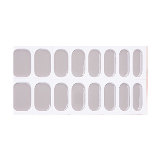 Sheet of Taupe Semi-Cured Gel Nail Wraps by Stellia Beauty