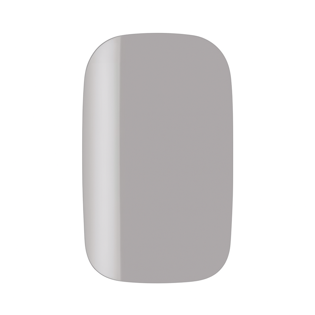 taupe semi cured gel nail wrap on a white background by Stellia Beauty