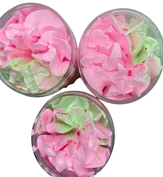 Luxury Watermelon Mist Whipped Soap with Apricot Kernel Oil