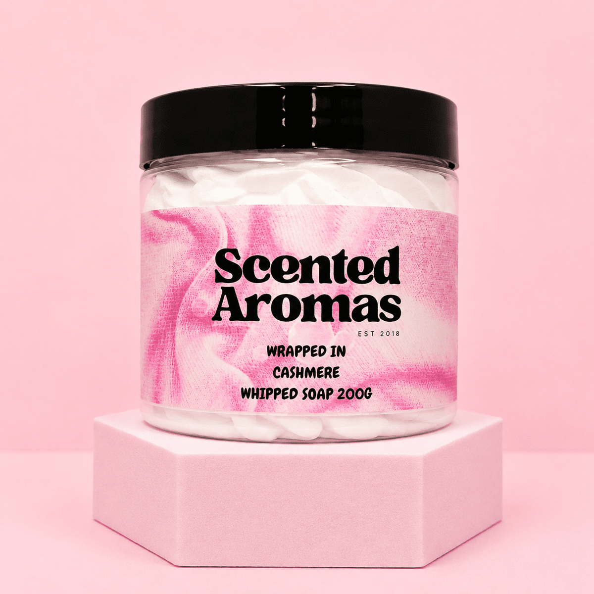 Wrapped in Cashmere Whipped Soap Shave Butter 200g - 4-in-1 Luxury Musk