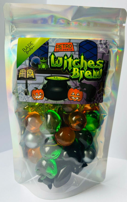 Witches Brew - 30 Bag of Halloween themed Bath Pearls-0