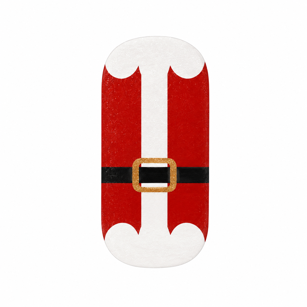 Stellia Beauty Holly Jolly Christmas single Santa suit nail wrap