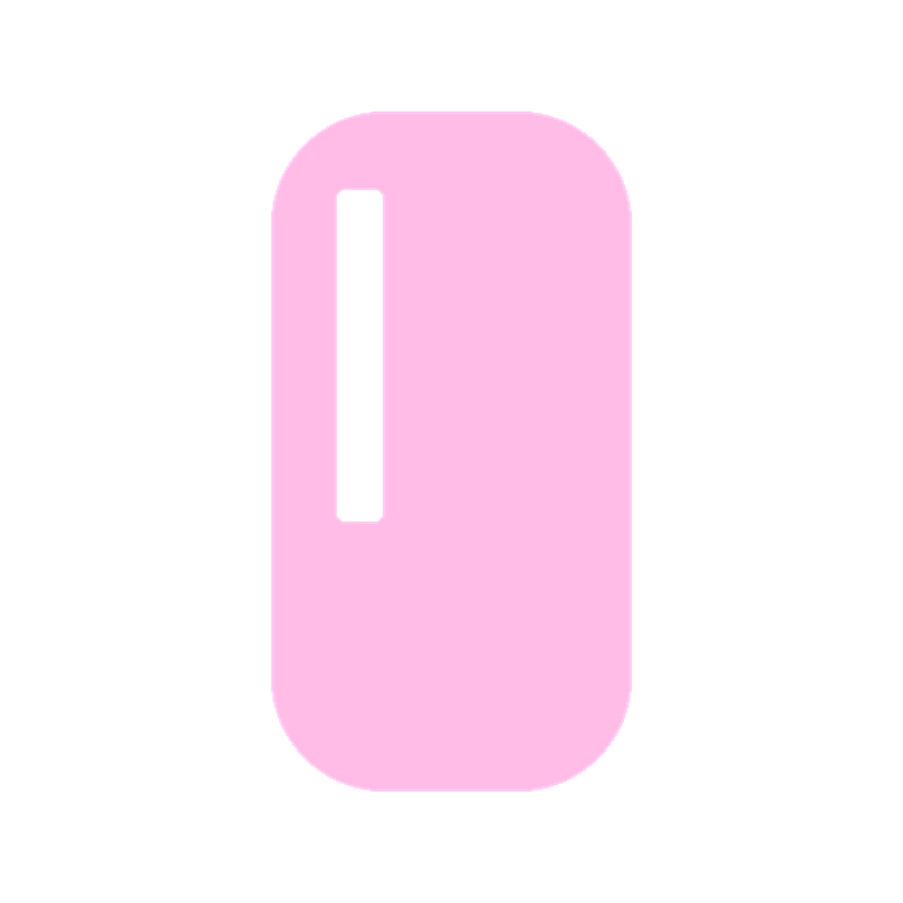 Single Light Pink fully cured gel nail wrap by Stellia Beauty