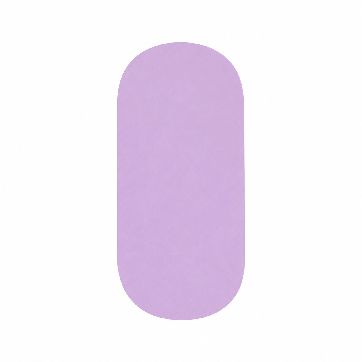 Stellia Beauty Soft Lilac single pastel purple nail wrap