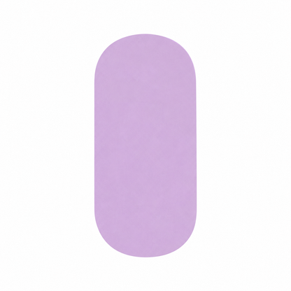 Stellia Beauty Soft Lilac single pastel purple nail wrap