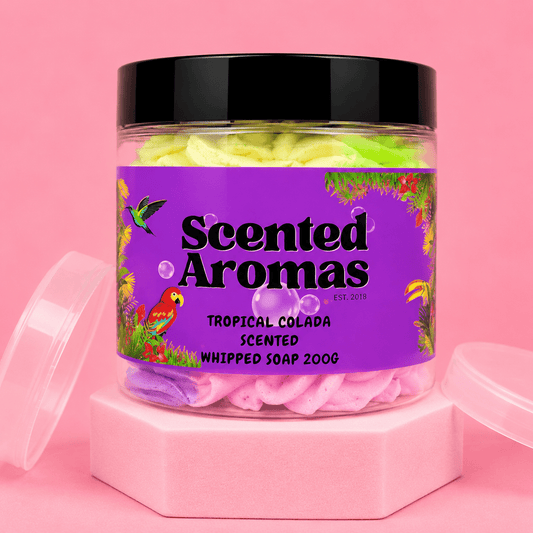 Unicorn Fluff Tropical Colada Whipped Soap Shave Butter 200g - 4-in-1 Magical